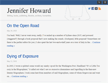 Tablet Screenshot of jenniferhoward.com